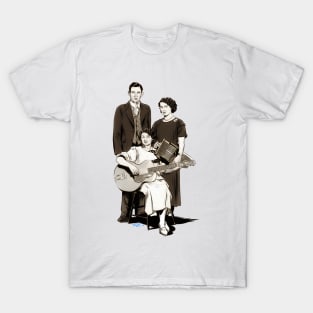 The Carter Family - An illustration by Paul Cemmick T-Shirt